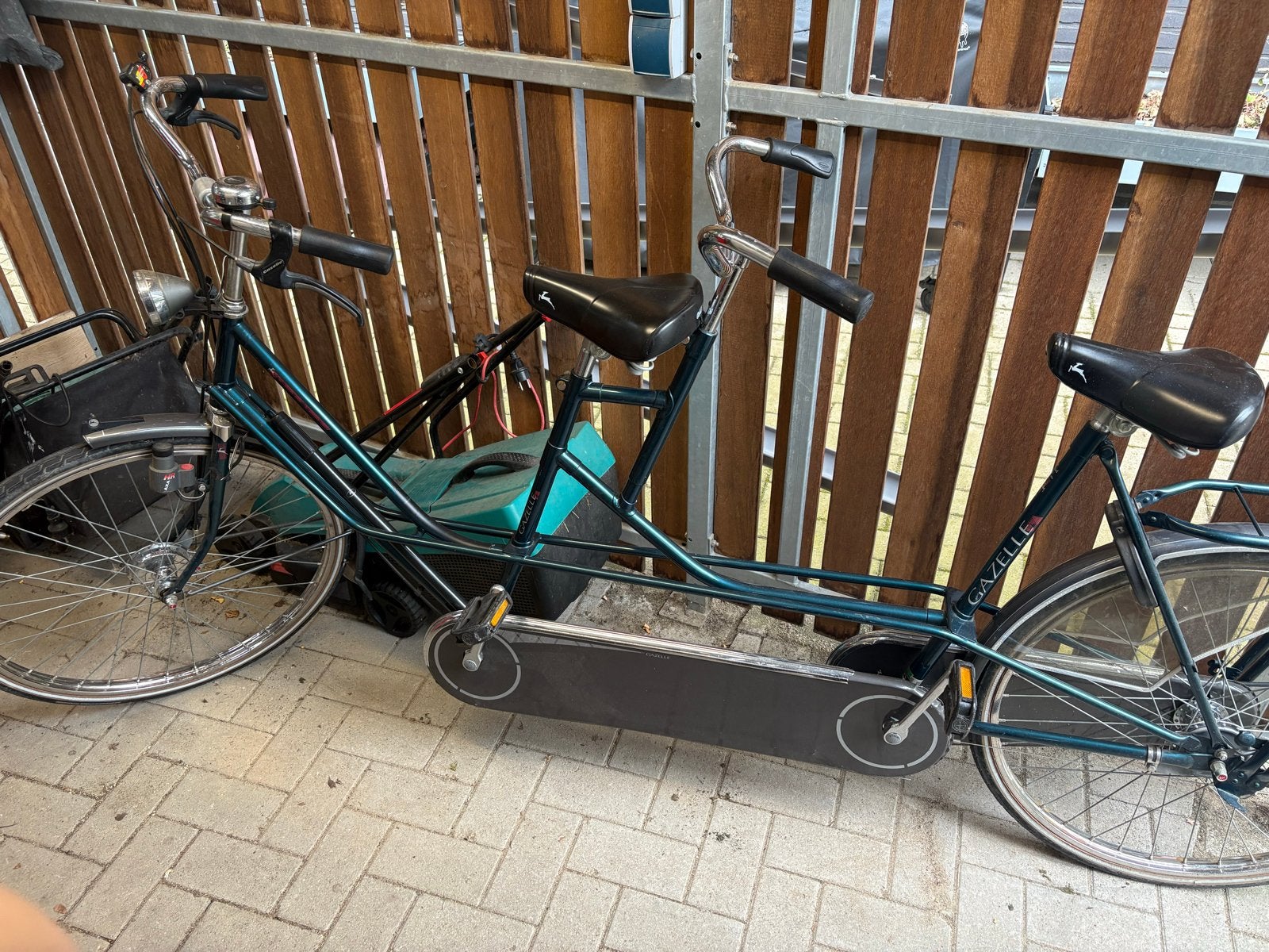 Gazelle Tandem - Klassieke Fiets voor Duo Plezier, Ophalen, Minder dan 10 versnellingen, Gebruikt, 51 tot 55 cm
