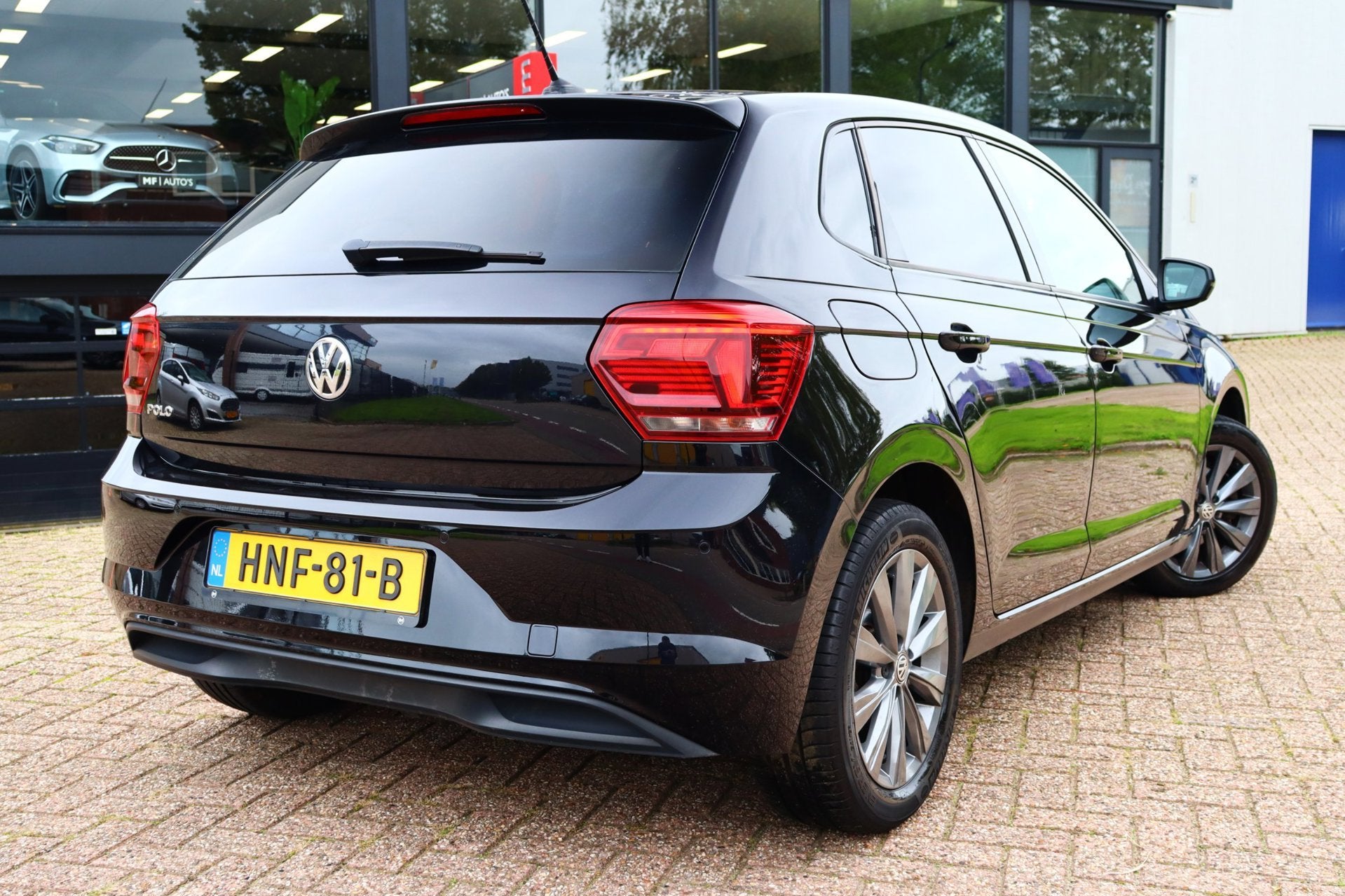 Volkswagen POLO 1.0 TSI Highline 116PK DSG|Led|Virtual|Camer, Gebruikt, Euro 6, 116 pk, Zwart
