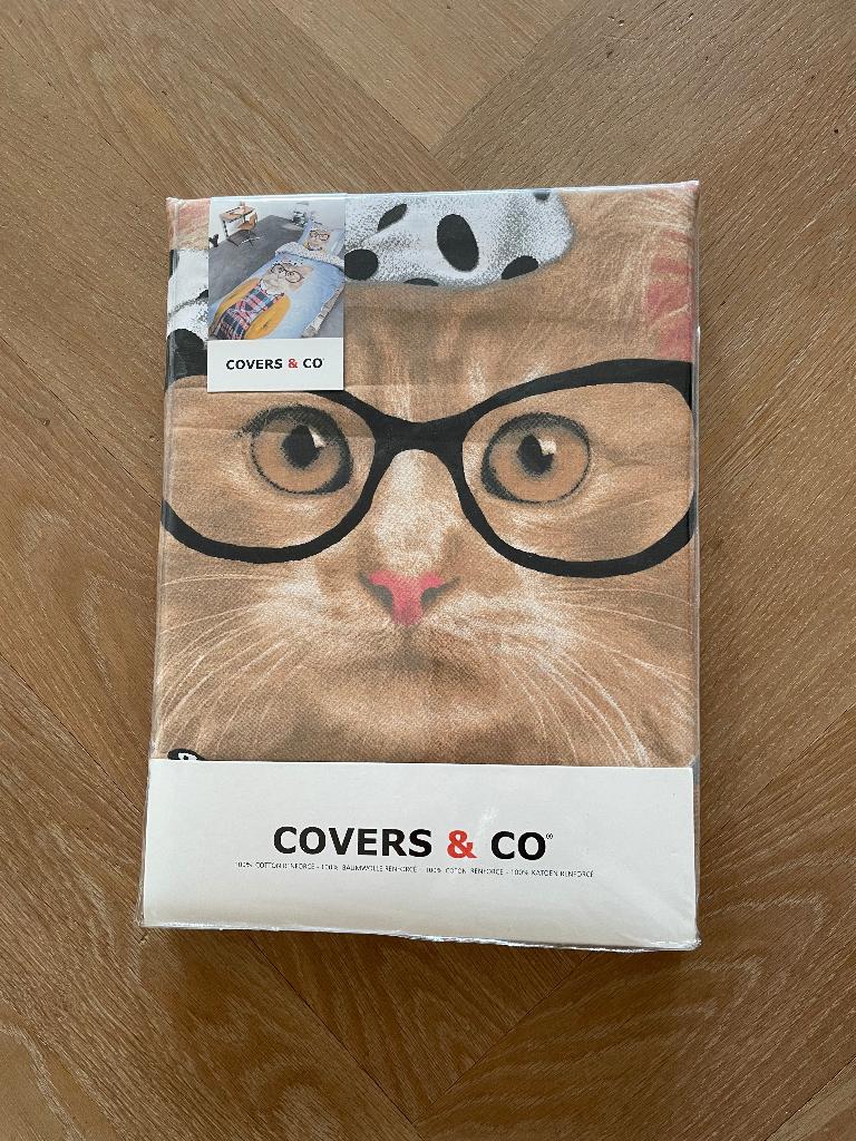 Covers & Co Essenza Home dekbedhoes Miss Kitty NIEUW, Eenpersoons, Blauw, Dekbedovertrek, Nieuw