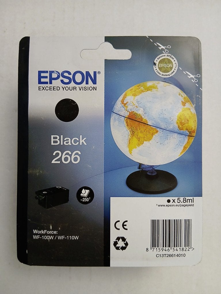 Cartridge Epson Black 266, Ophalen of Verzenden, Nieuw, Cartridge, Epson