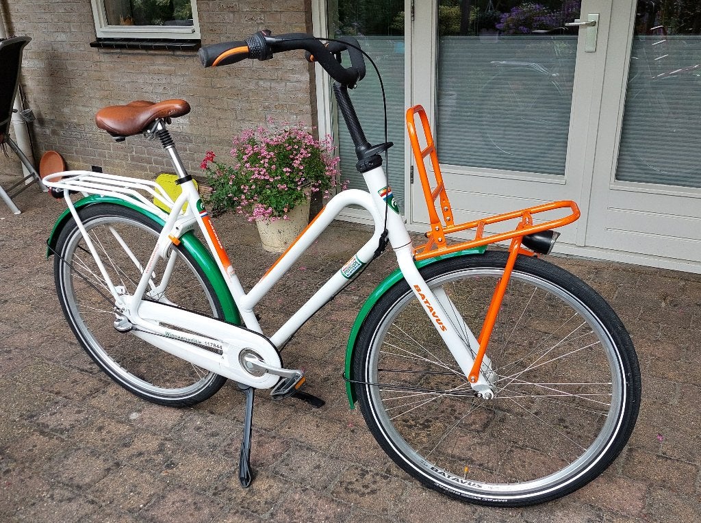 Postcode Loterij fiets met 3 versnellingen, Ophalen, Terugtraprem, 53 tot 56 cm, Versnellingen