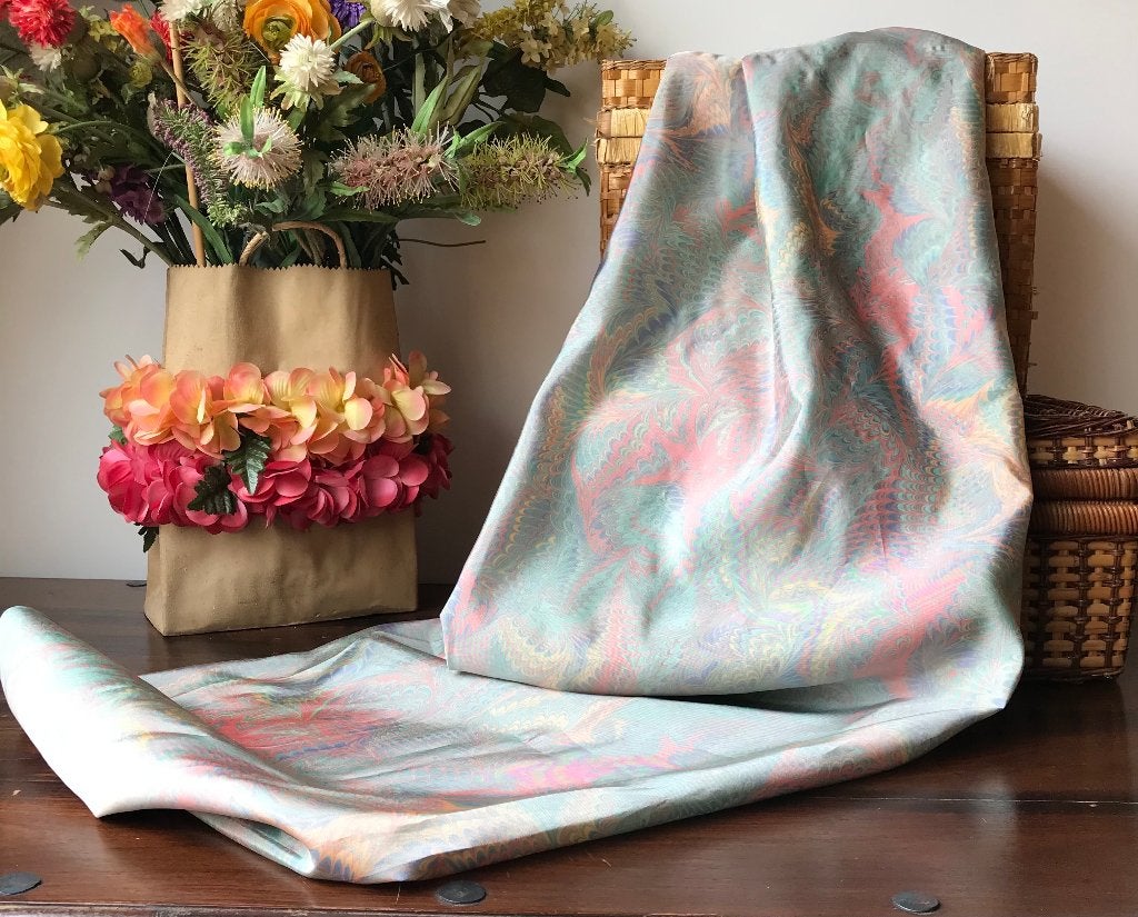 Lap stof 1 glanzend pastel kleuren 2 pastel kleuren 3 paars, Overige kleuren, 120 cm of meer, Ophalen of Verzenden, Katoen