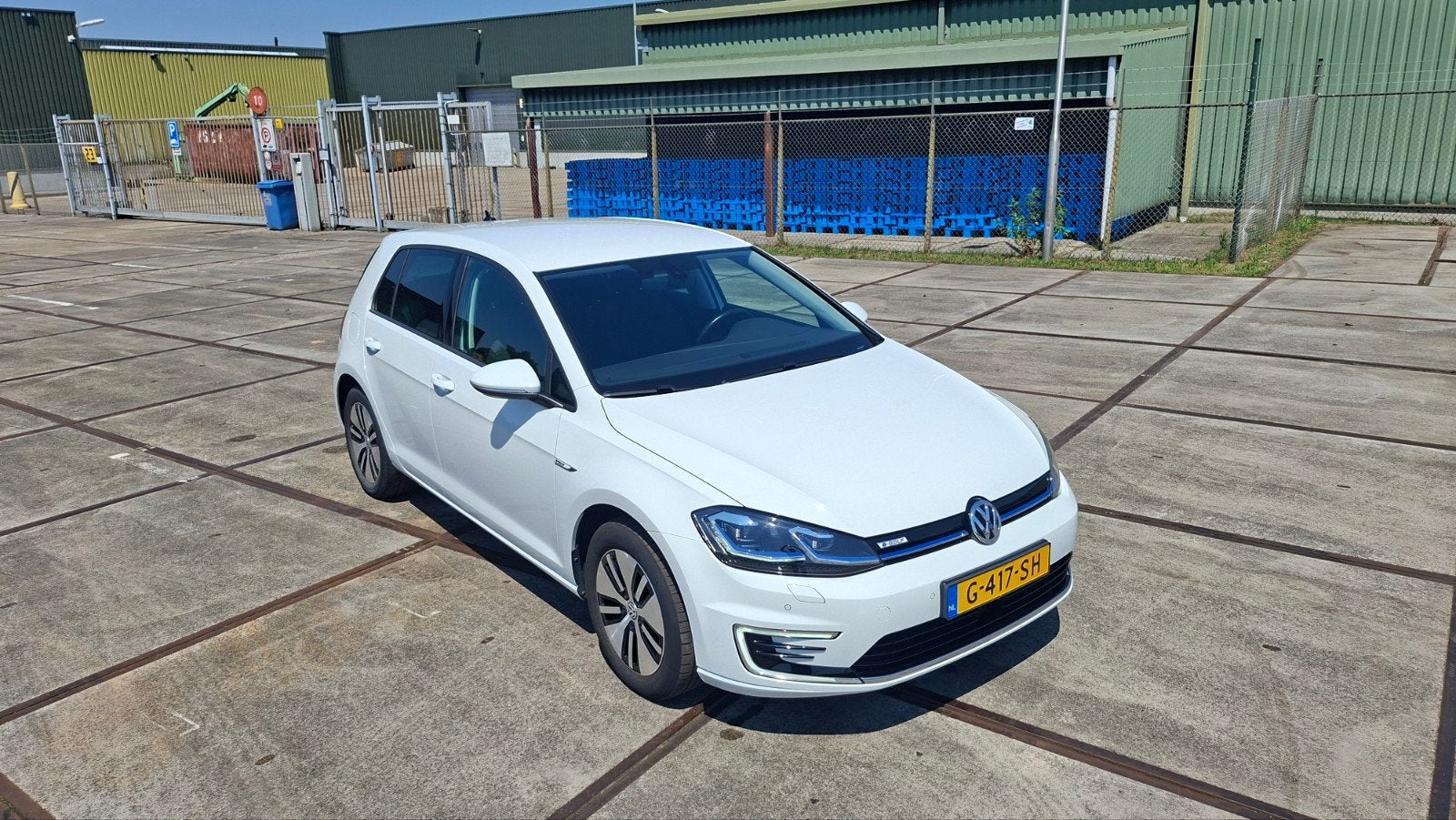 Volkswagen E Golf 7,5 2019 Wit 136pk digidash, Wit, Origineel Nederlands, Elektrisch, 109 pk