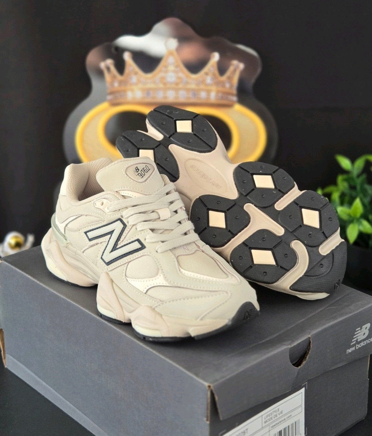 New Balance 9060 Beige | Maat 36 - 42, Ophalen of Verzenden, Nieuw, New Balance, Sneakers of Gympen