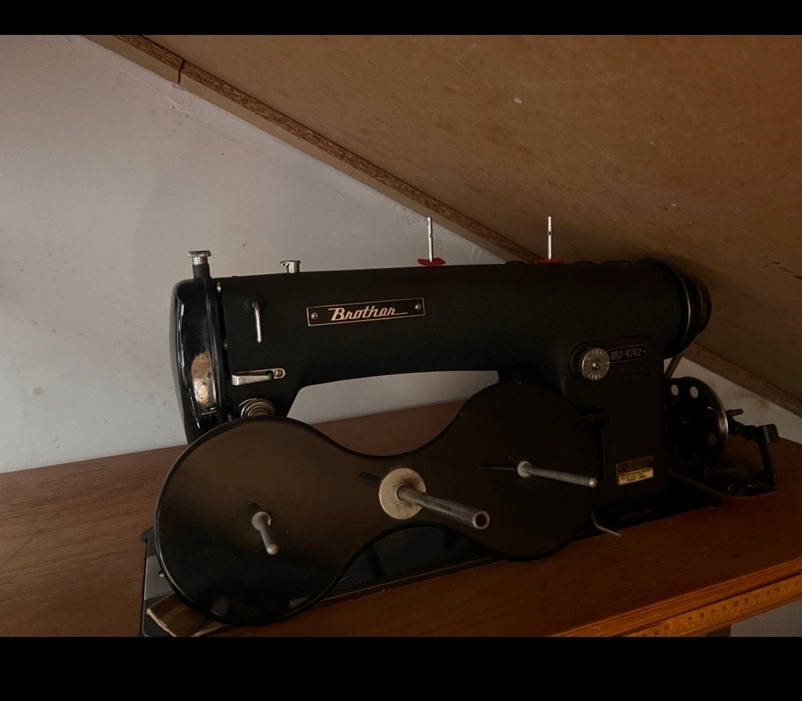 Vintage Brother DB2-B762 Naaimachine - Zwart, Ophalen of Verzenden