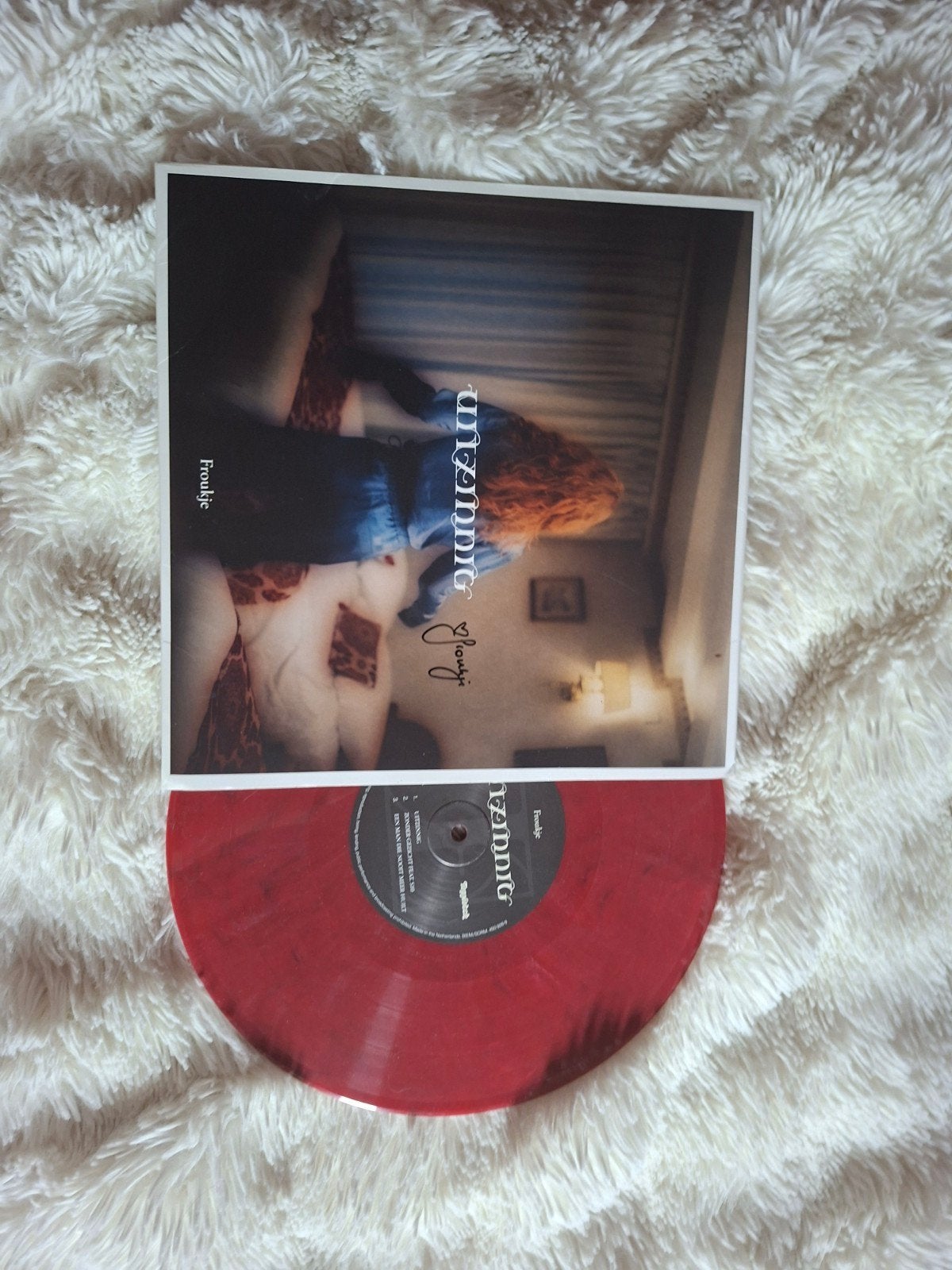 Froukje -Uitzinnig (Limited Edition, Gesigneerd, Rood Vinyl), Cd's en Dvd's, LP, Ophalen of Verzenden, Zo goed als nieuw, Colored vinyl