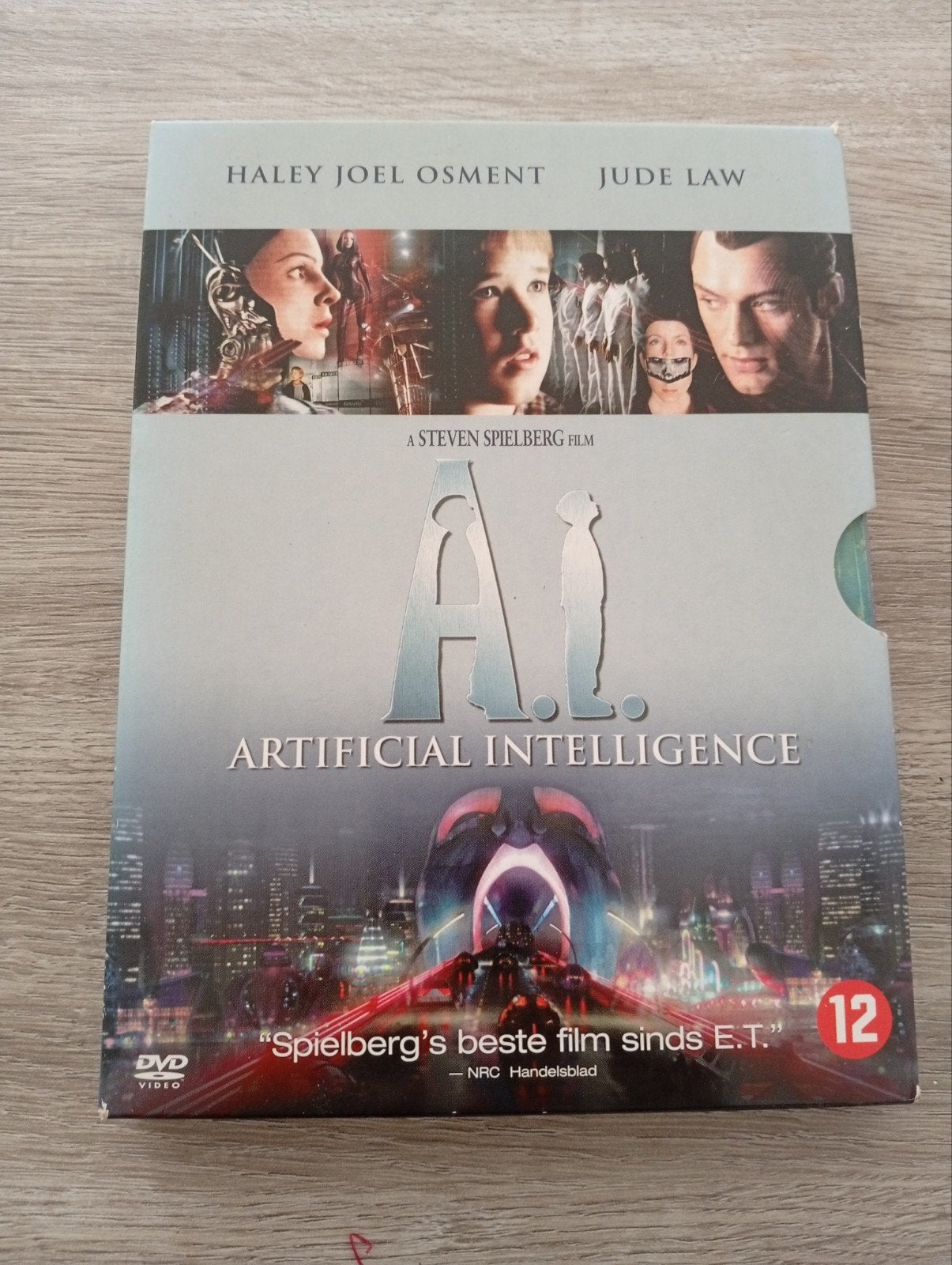 A.I. Artificial Intelligence DVD - Steven Spielberg, Vanaf 12 jaar, Ophalen of Verzenden, Zo goed als nieuw, Science Fiction