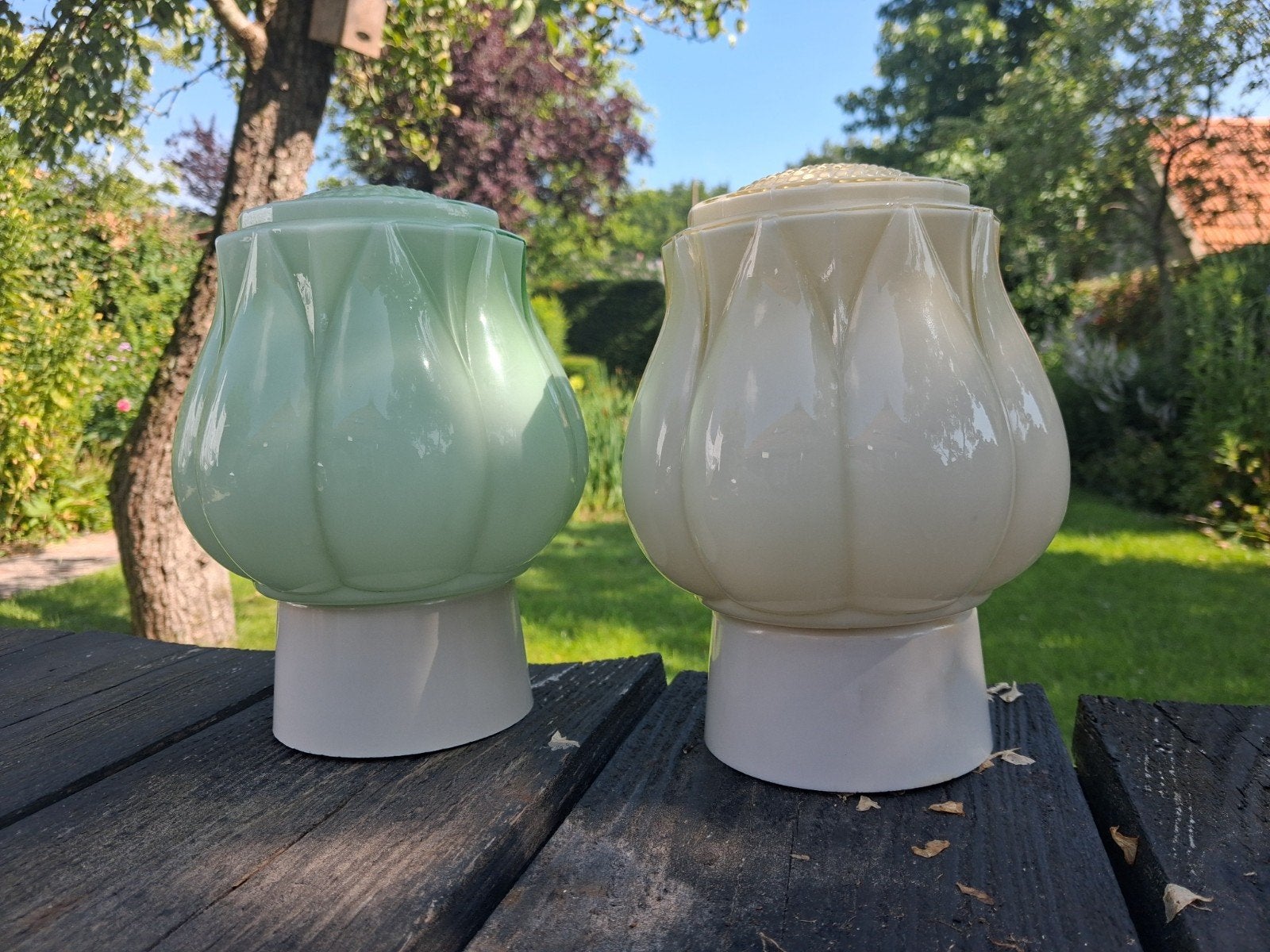 Thabur lampen, Huis en Inrichting, Lampen | Tafellampen, Beige, Ophalen of Verzenden