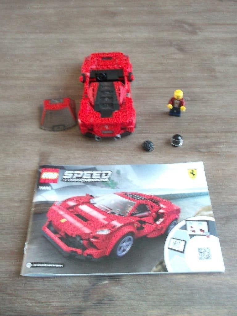 lego speed champions 76895 ferrari f8 tributo (2020), Gebruikt, Lego, Complete set, Speed Champions