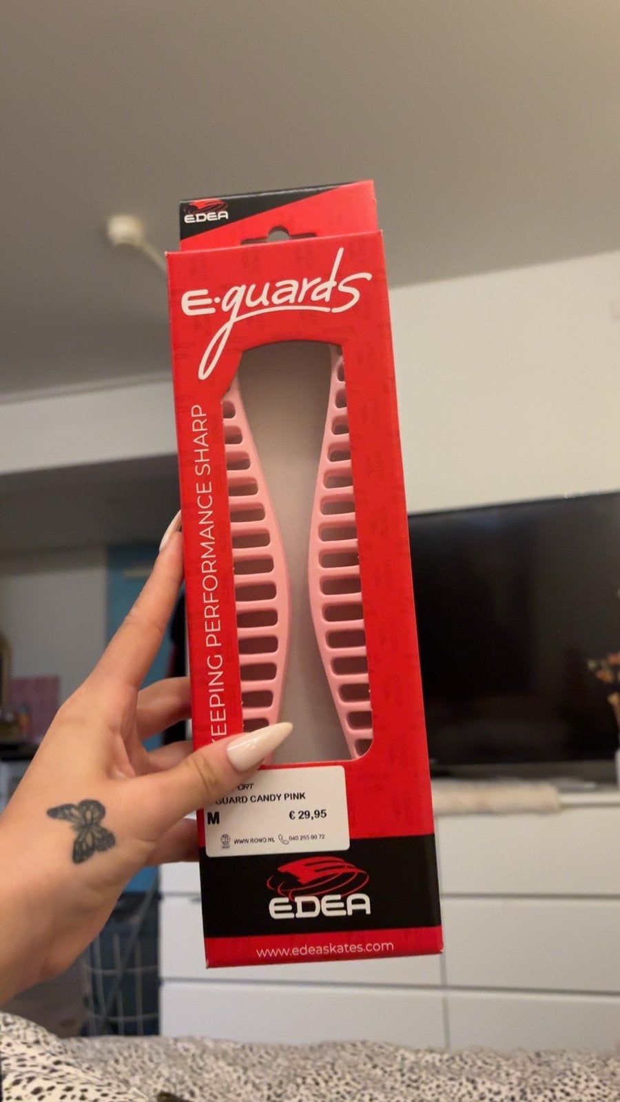 Nieuwe Edea E-Guards Roze Schaatsbeschermers, Sport en Fitness, Schaatsen, Ophalen, Nieuw, Kunstschaatsen, Overige merken