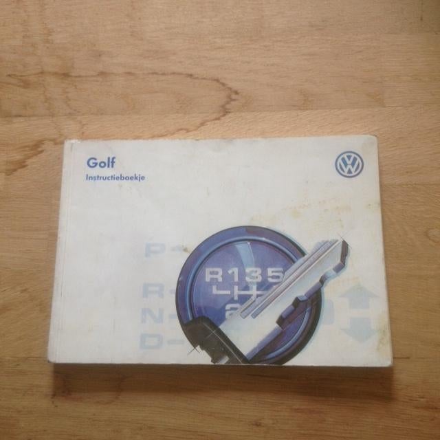 Handleiding/Instructieboekje   Volkswagen  Golf   1996    NL, Ophalen of Verzenden