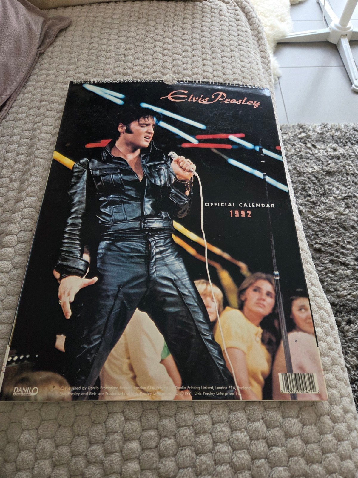 Elvis presley official calender 1992, Ophalen of Verzenden, Zo goed als nieuw, Foto of Kaart