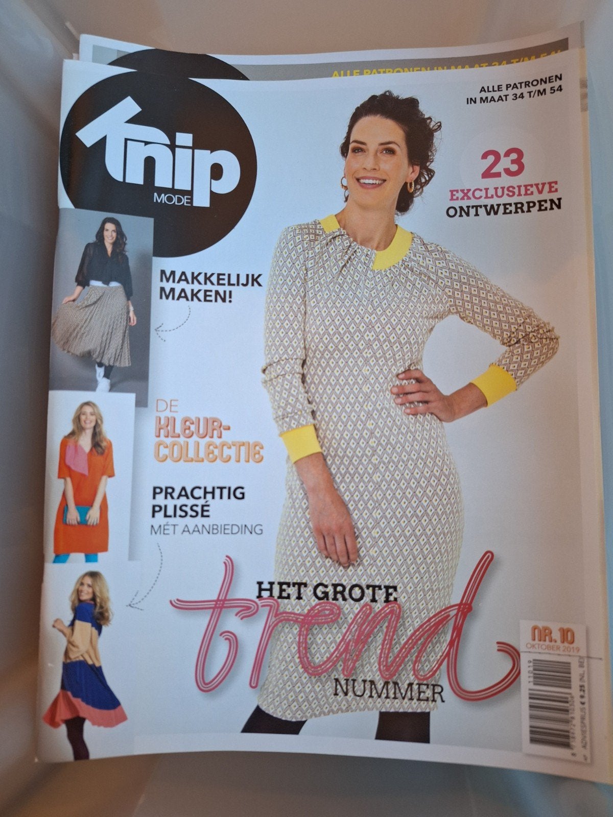 10 Knipmode tijdschriften uit 2019 - Meeste ongebruikt, Ophalen of Verzenden, Zo goed als nieuw, Overige typen