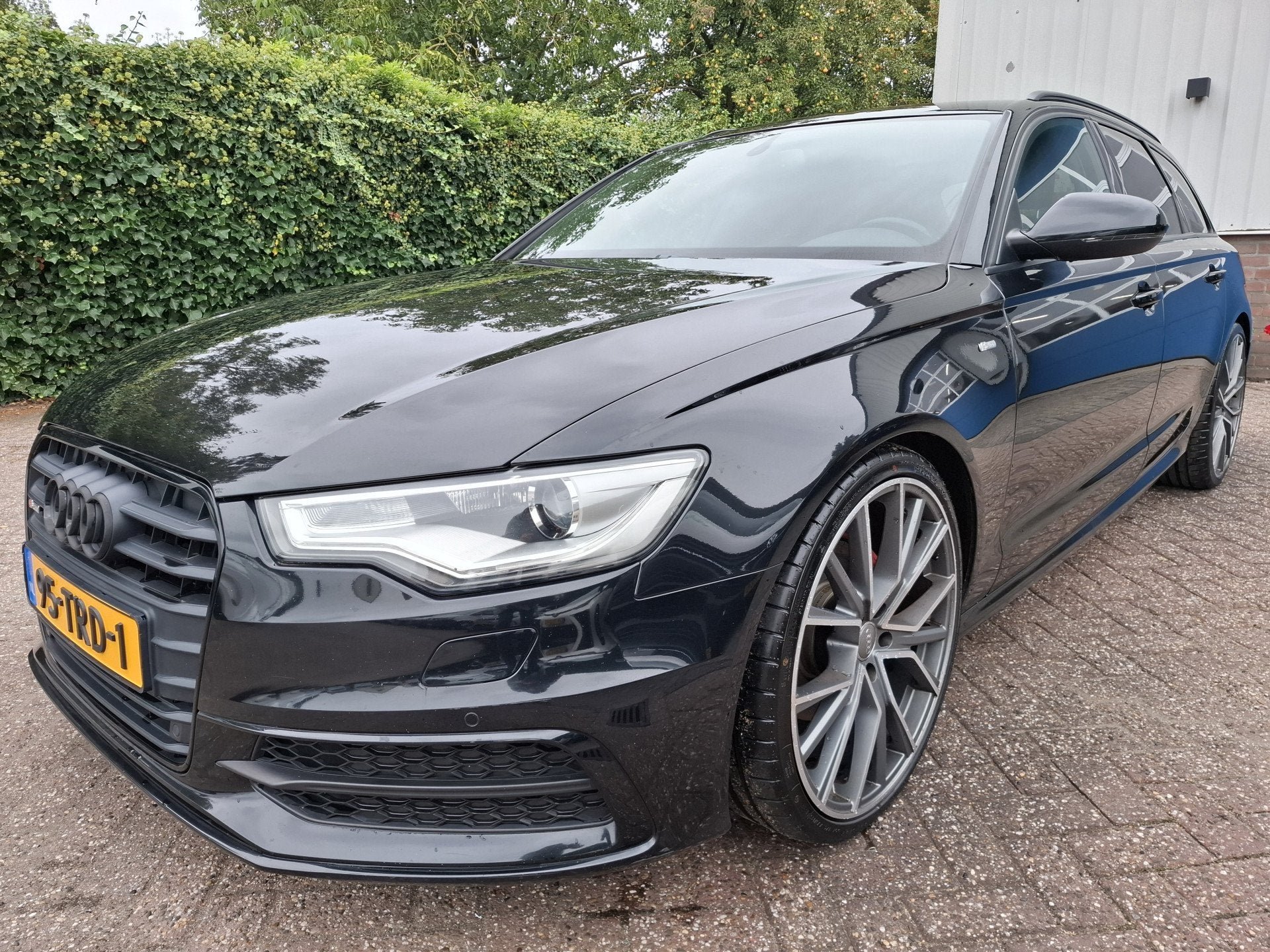 Audi A6 Avant 2.8 FSI Pro Line S 204PK (bj 2012, automaat), Auto's, Euro 5, Gebruikt, 2773 cc, Zwart