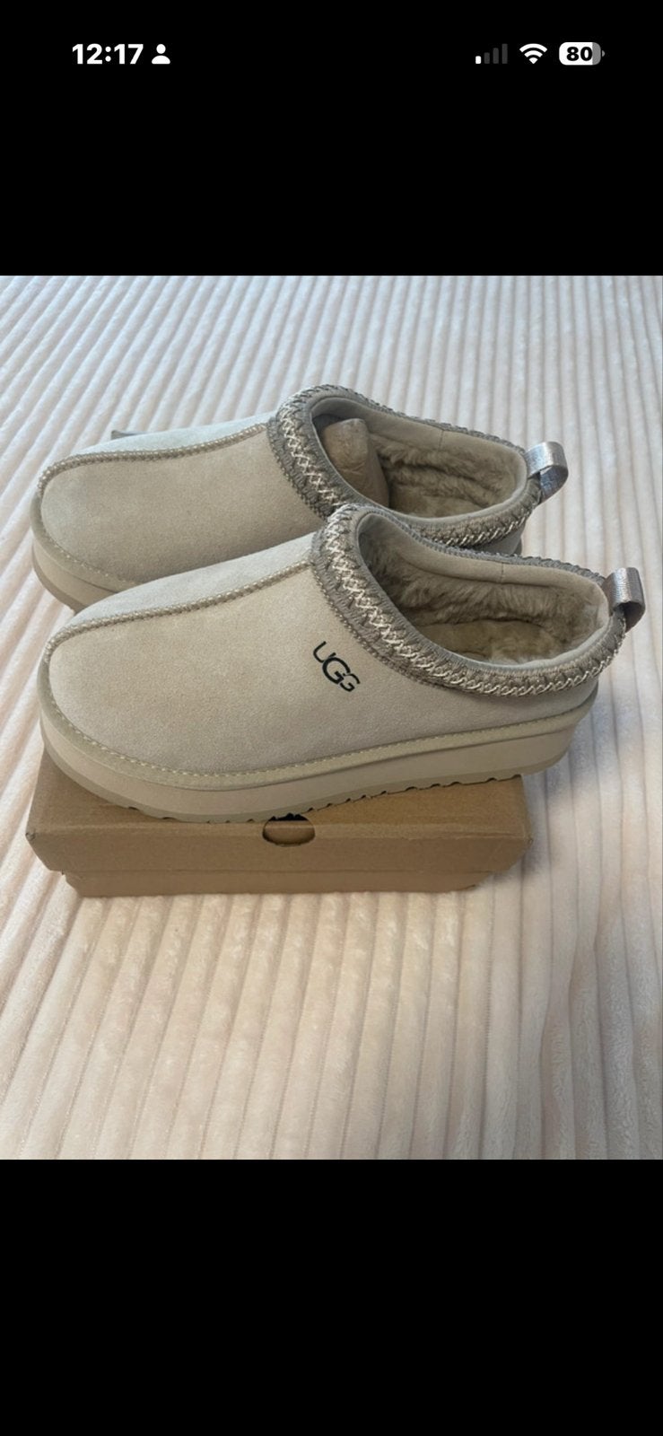 Nieuwe UGG Tasman Maat 41, Kleding | Dames, Schoenen, Ophalen of Verzenden, Nieuw, Beige, Lage of Enkellaarzen