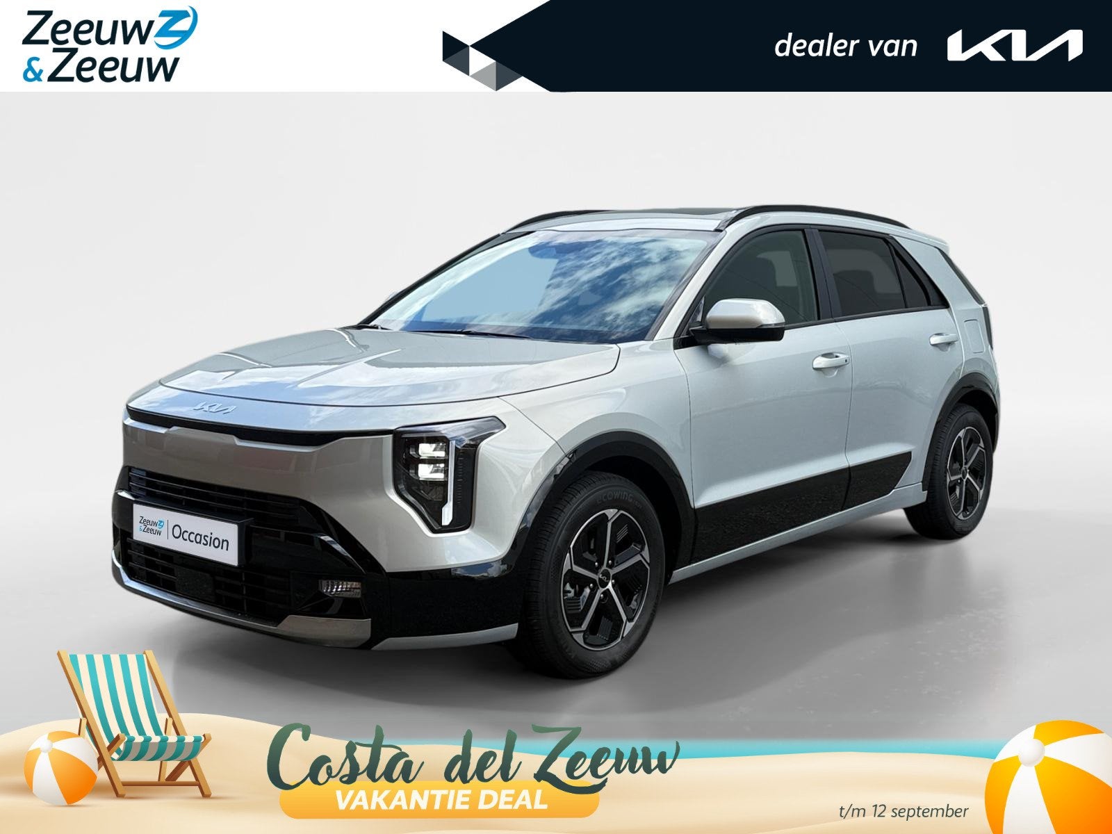Kia Niro 1.6i Hybrid DynamicPlusLine | FACELIFT | Harman Kar, 137 pk, Leder en Stof, Origineel Nederlands, Bedrijf
