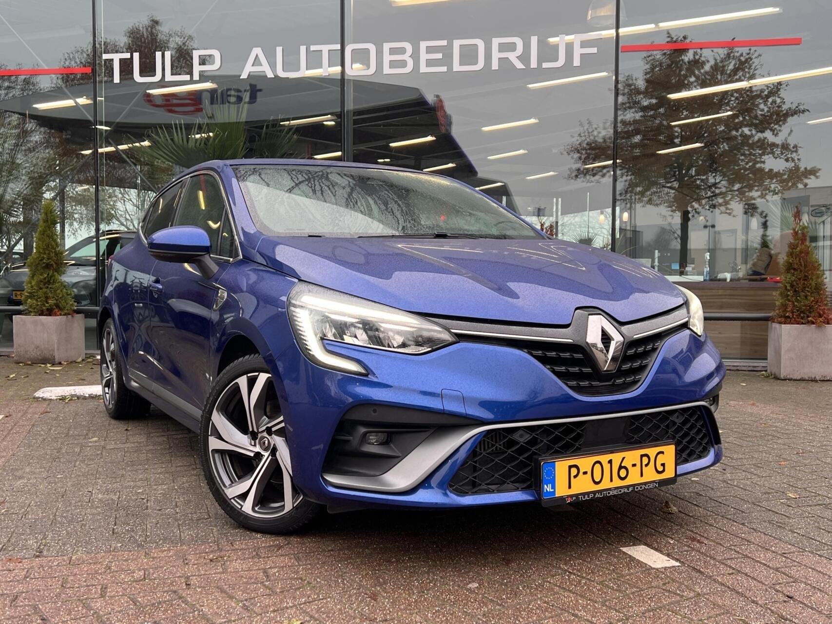 Renault Clio 1.3 TCe R.S. Line Clima Cruise Navi Dealeronder, Auto's, Renault, Gebruikt, 4 cilinders, 1133 kg, Blauw