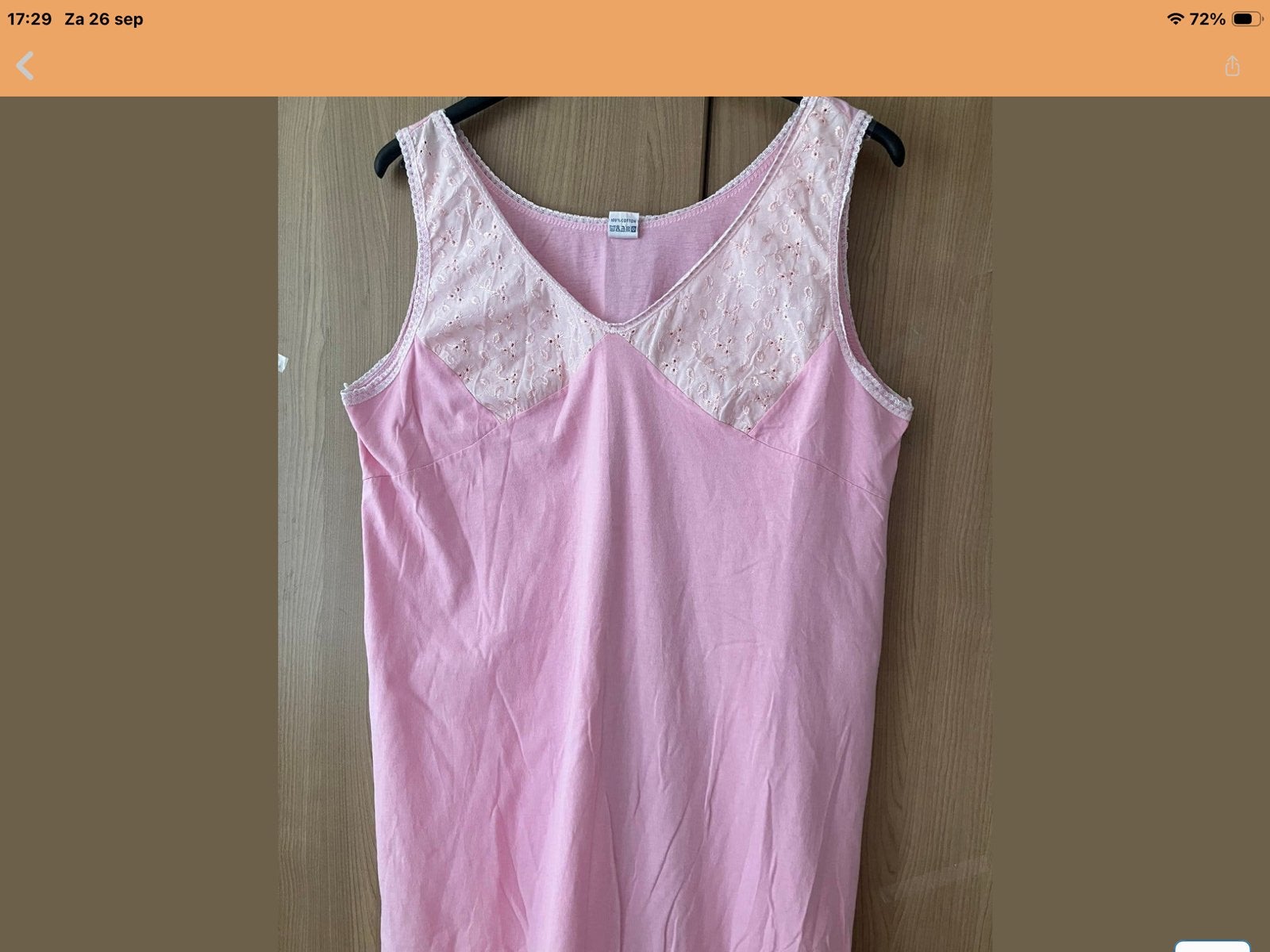 Onderjurk.   mt.  L.      Roze., Verzenden, Roze, Overige typen