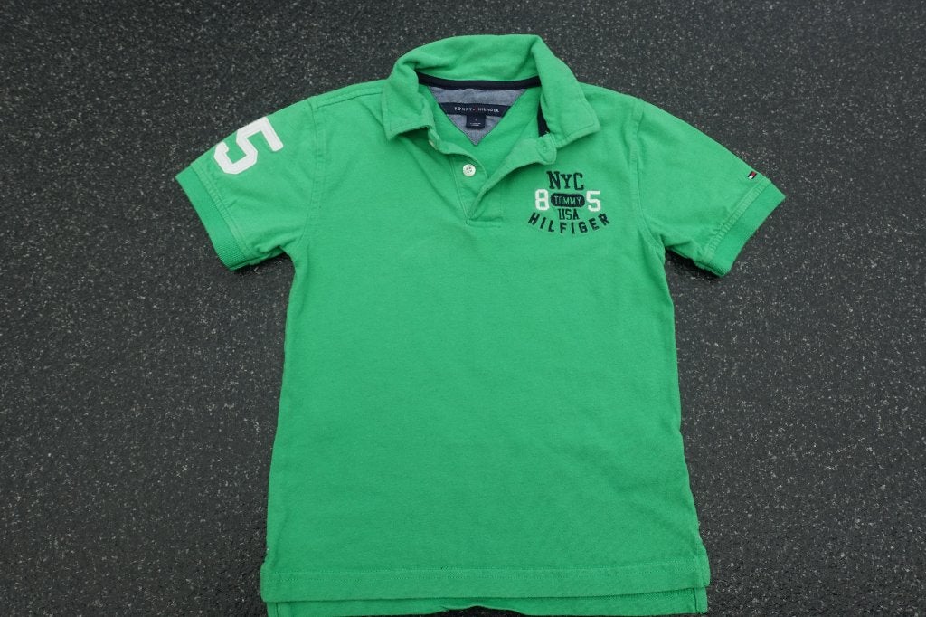 Tommy Hilfiger shirt.  7  jaar, Kinderen en Baby's, Kinderkleding | Maat 116, Verzenden, Shirt of Longsleeve, Jongen, Tommy Hilfiger