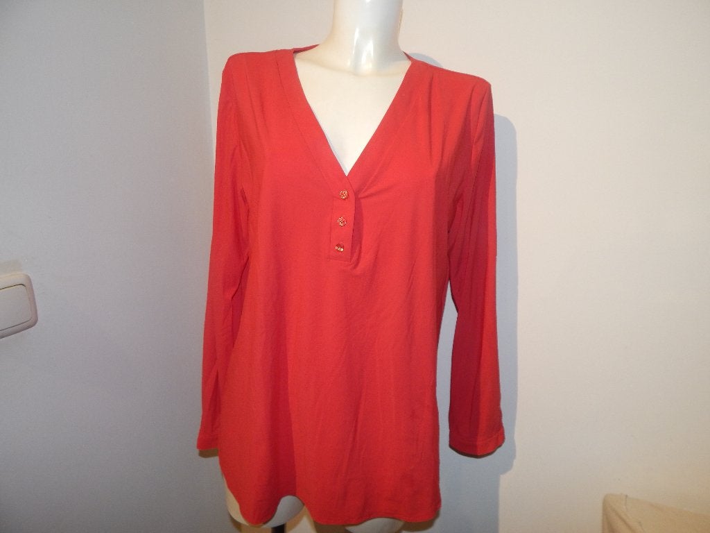 Studio Anneloes travel stof shirt v hals knoopjes XL