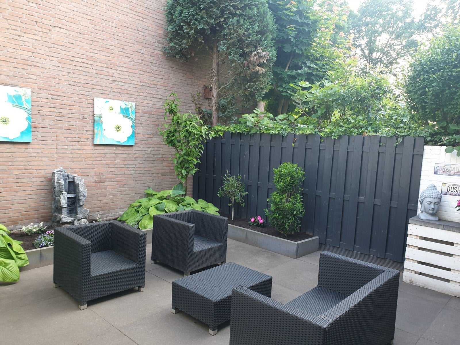 tuinset, Tuin en Terras, Ophalen of Verzenden, Gebruikt, Bank