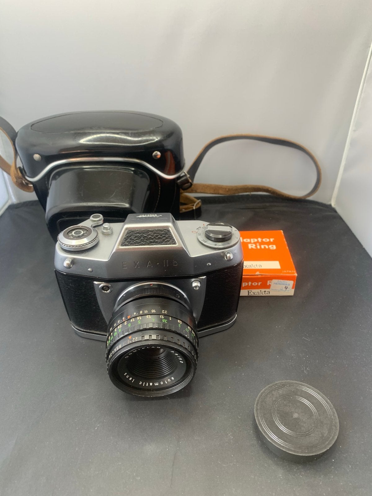 Ihagee EXA IIb Spiegelreflex Camera met M43 adapter, Ophalen of Verzenden, Gebruikt, Spiegelreflex, Overige Merken