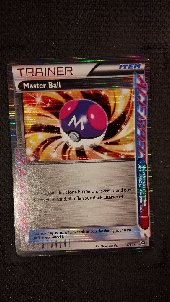 Master Ball 1 94 Plasma Blast | Pokemon kaart, Ophalen, Zo goed als nieuw, Losse kaart, Foil
