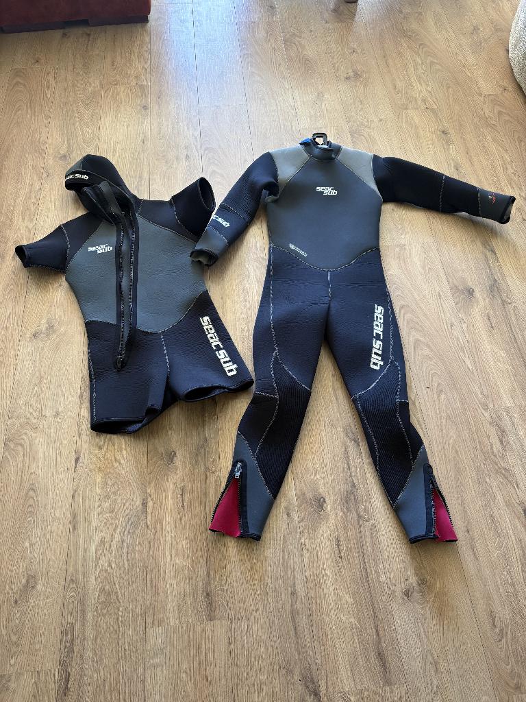 Duikpak netpak neopreen 7mm SEACSUB, Watersport en Boten, Duiken, Gebruikt, Duikpak, Verzenden