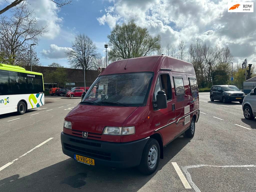 Peugeot BOXER TURBO D Leuke Camper met 01-2027 APK, Overige merken, Alarm, Bedrijf, Diesel