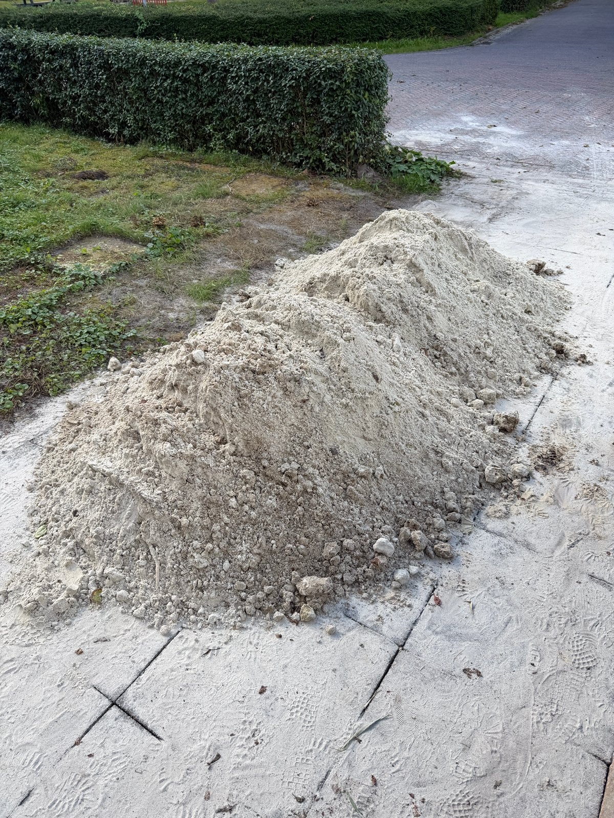Straatzand 1 kuub, Tuin en Terras, Ophalen, Zo goed als nieuw