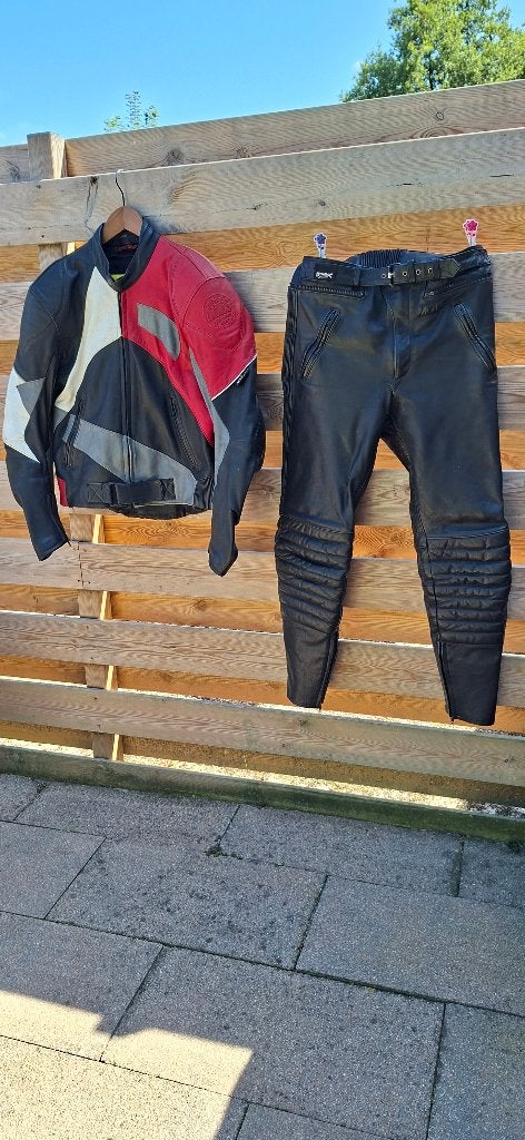 Leren motorpak maat 52/54 MQP Aces / Dynamic Cruiser ! ! !, Ophalen of Verzenden, Tweedehands, Combipak, MQP