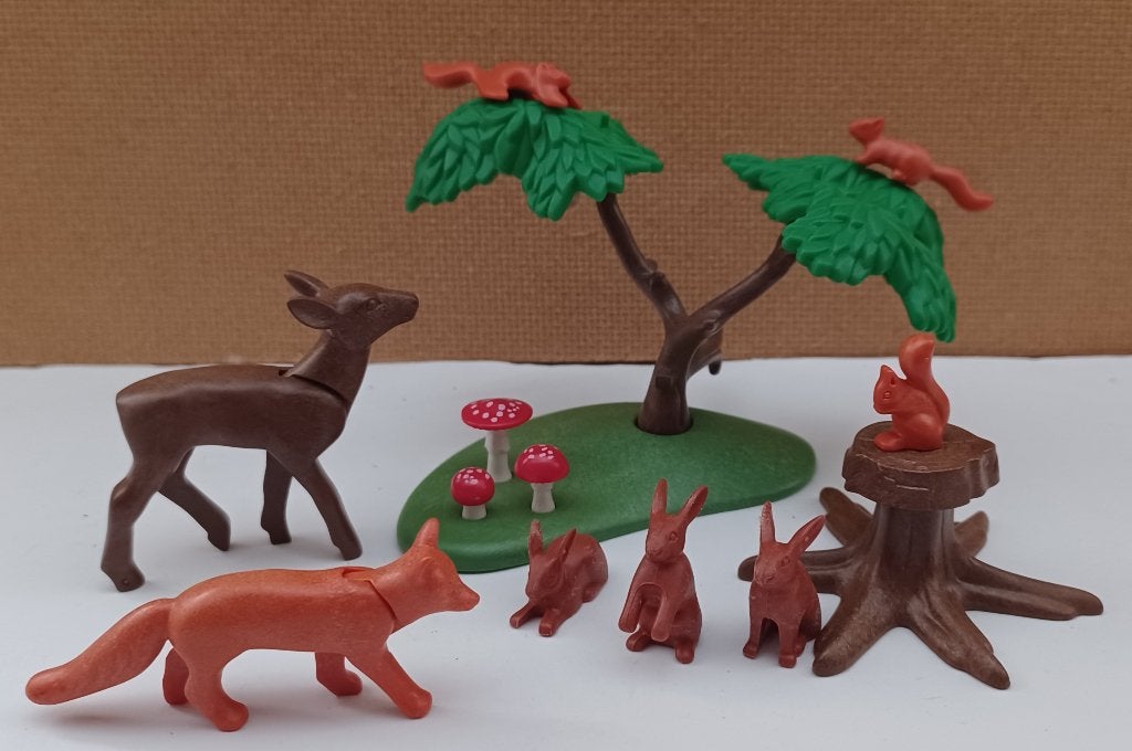 playmobil bos trafreel, Kinderen en Baby's, Speelgoed | Playmobil, Ophalen of Verzenden, Zo goed als nieuw, Complete set