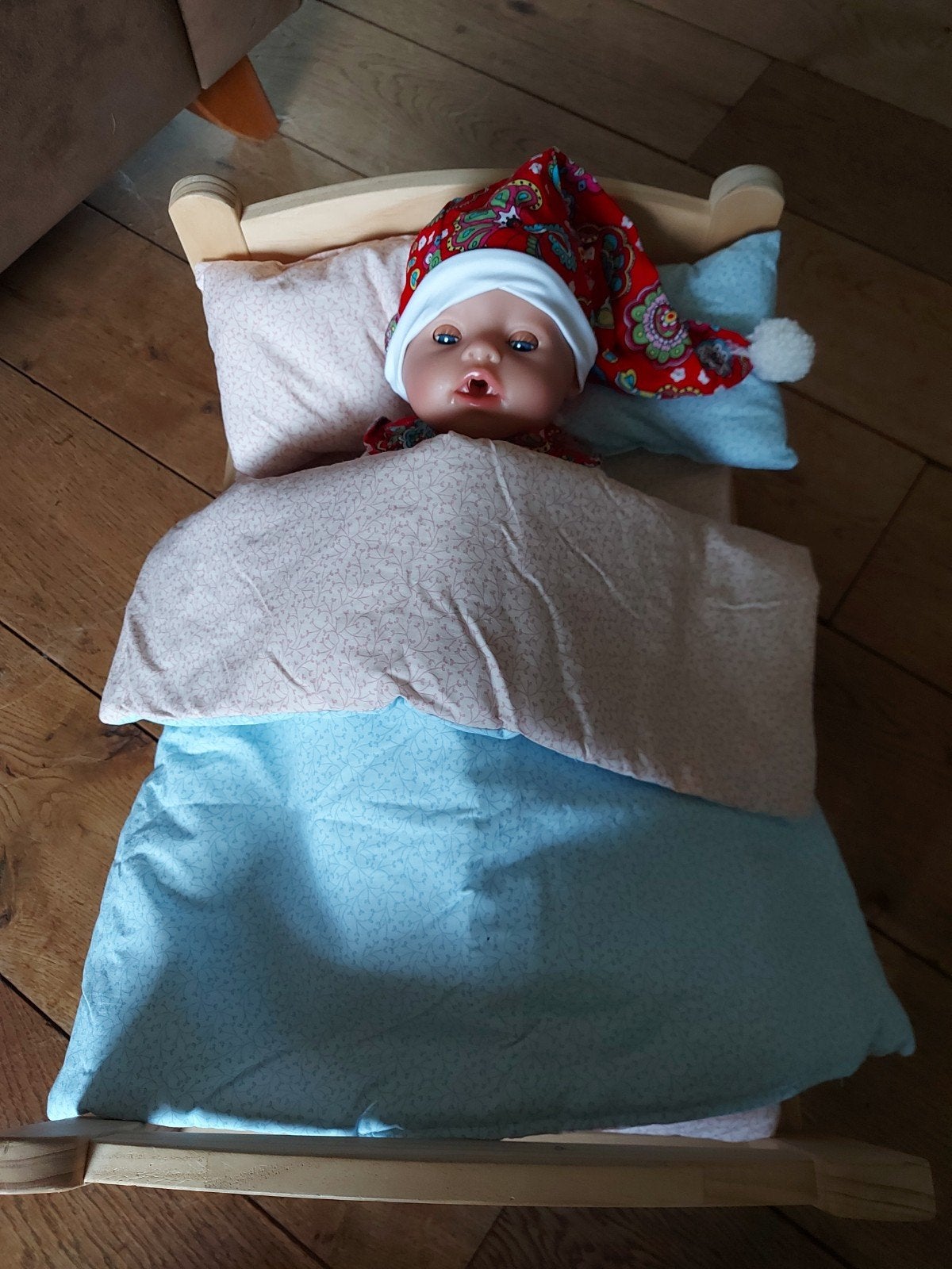 Bed set matras 0.30x0.50 baby born pop 43cm, Ophalen of Verzenden, Nieuw, Babypop