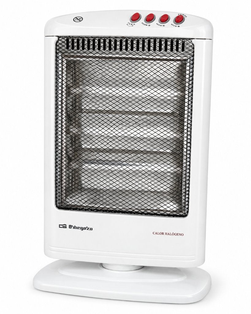 Orbegozo BP 0303 B Halogeenkachel 1200W – 3 Warmtestanden, 30 tot 80 cm, ., Radiator, Minder dan 60 cm