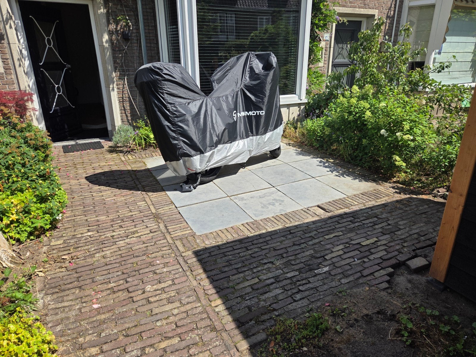 13m2 gebakken waaltjes 20x5cm, Tuin en Terras, Tegels en Klinkers, Ophalen, Gebruikt, 10 m² of meer, Klinkers