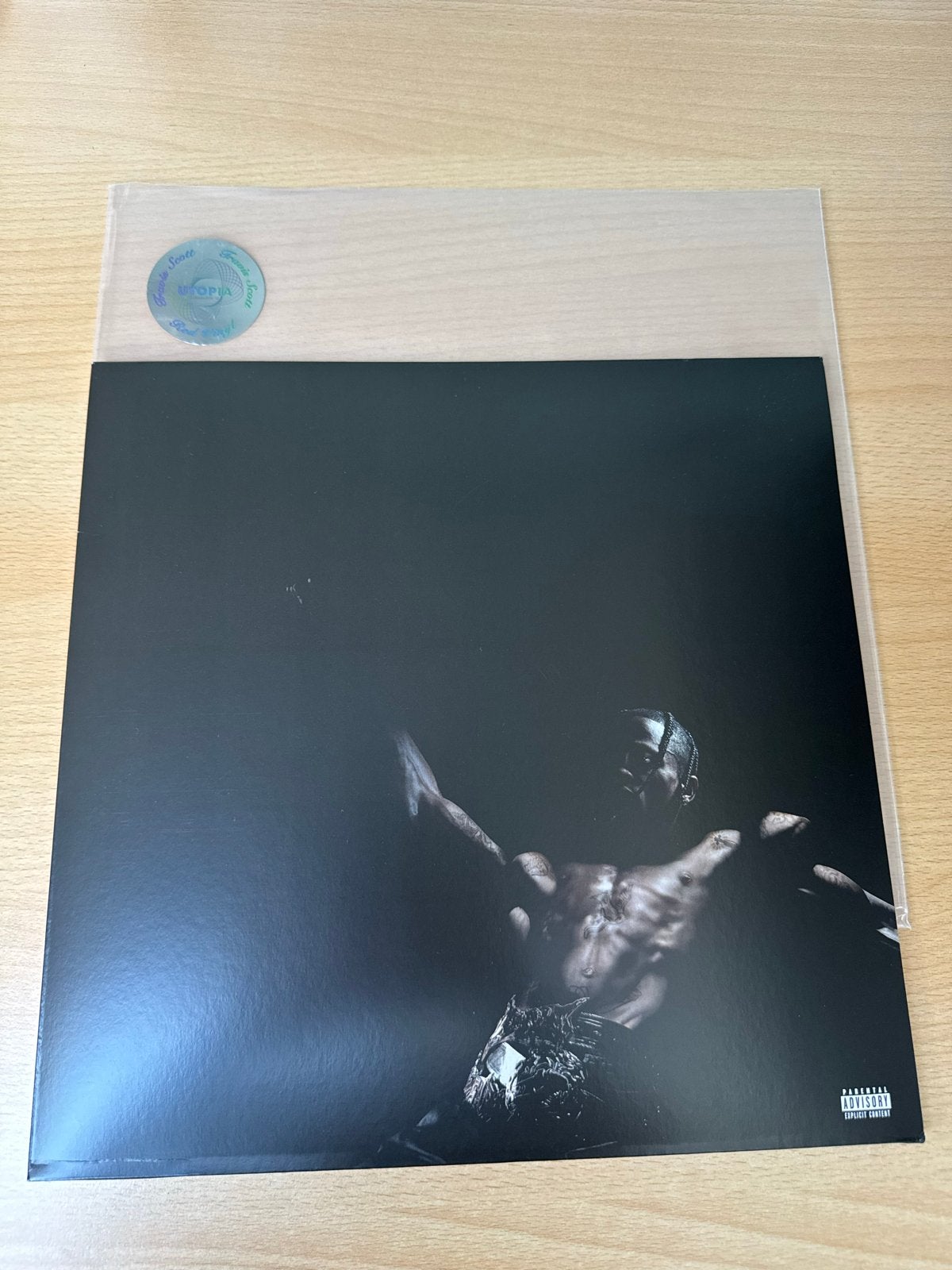 Travis Scott - Utopia (Red Vinyl), Cd's en Dvd's, Vinyl | Pop, Zo goed als nieuw, Overige genres, Dubbel-LP, Beschermende buitenhoes