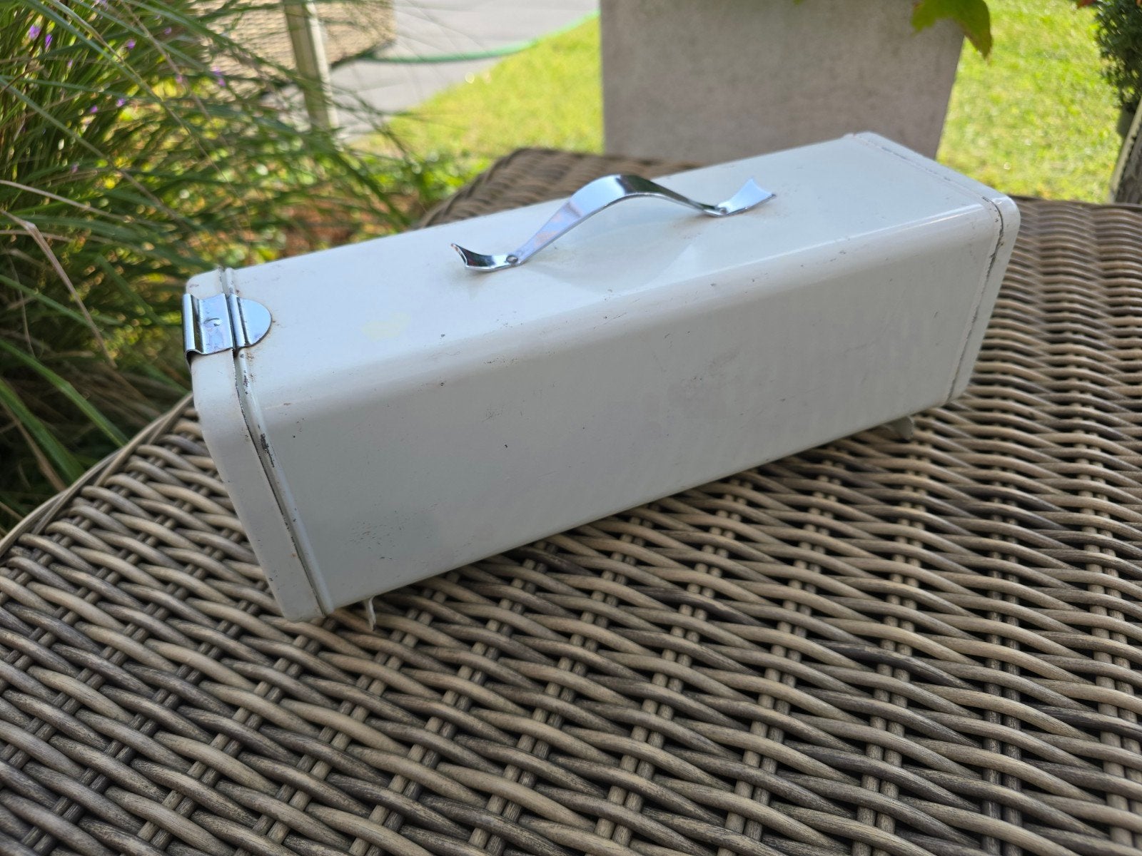 Brabantia emaille ontbijtkoekblik begin jaren 60 €8, Ophalen of Verzenden