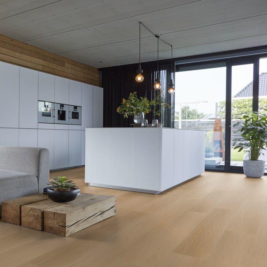 Plak Pvc True Grain Oak 323-02 Warm Natuur Toplaag 0,55, Huis en Inrichting, Stoffering | Vloerbedekking, Bruin, 75 m² of meer