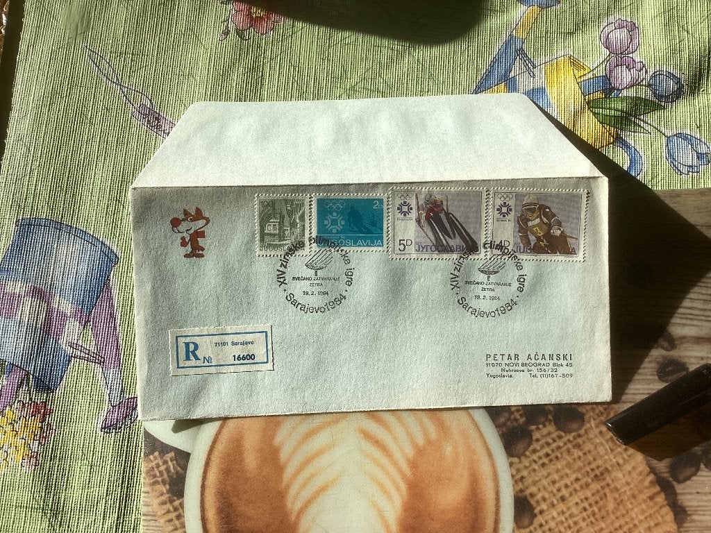 No5051 Olympische spelen Joegoslavië 19-2-1984 Heb ook Nede, Postzegels en Munten, Ophalen, Onbeschreven, Nederland