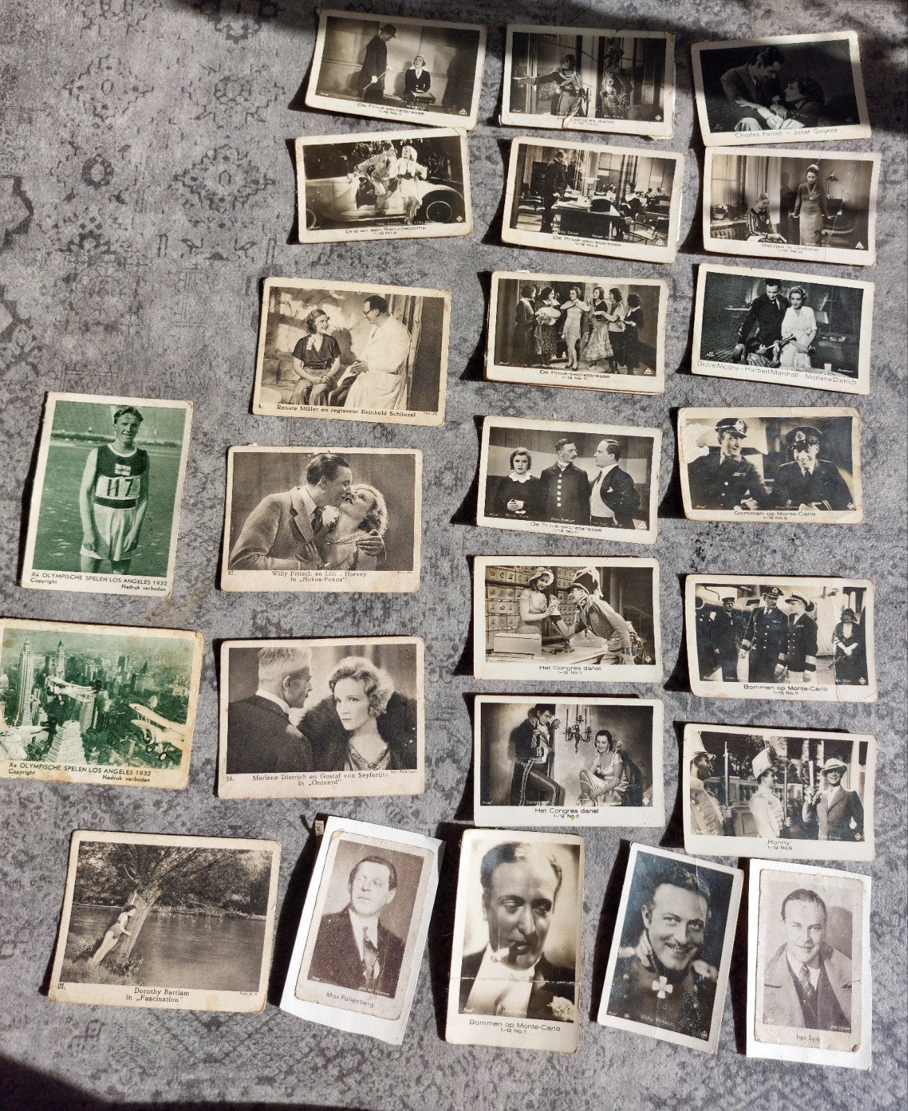 Verzameling oude kaarten/foto's (jaren '20-'40), Verzamelen, Ophalen of Verzenden, 1920 tot 1940, Gelopen, Zuid-Holland