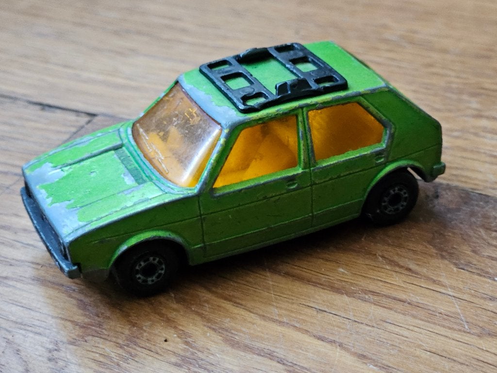 Vintage Matchbox Superfast VW Golf 1976 Speelgoedauto, Ophalen of Verzenden, Gebruikt