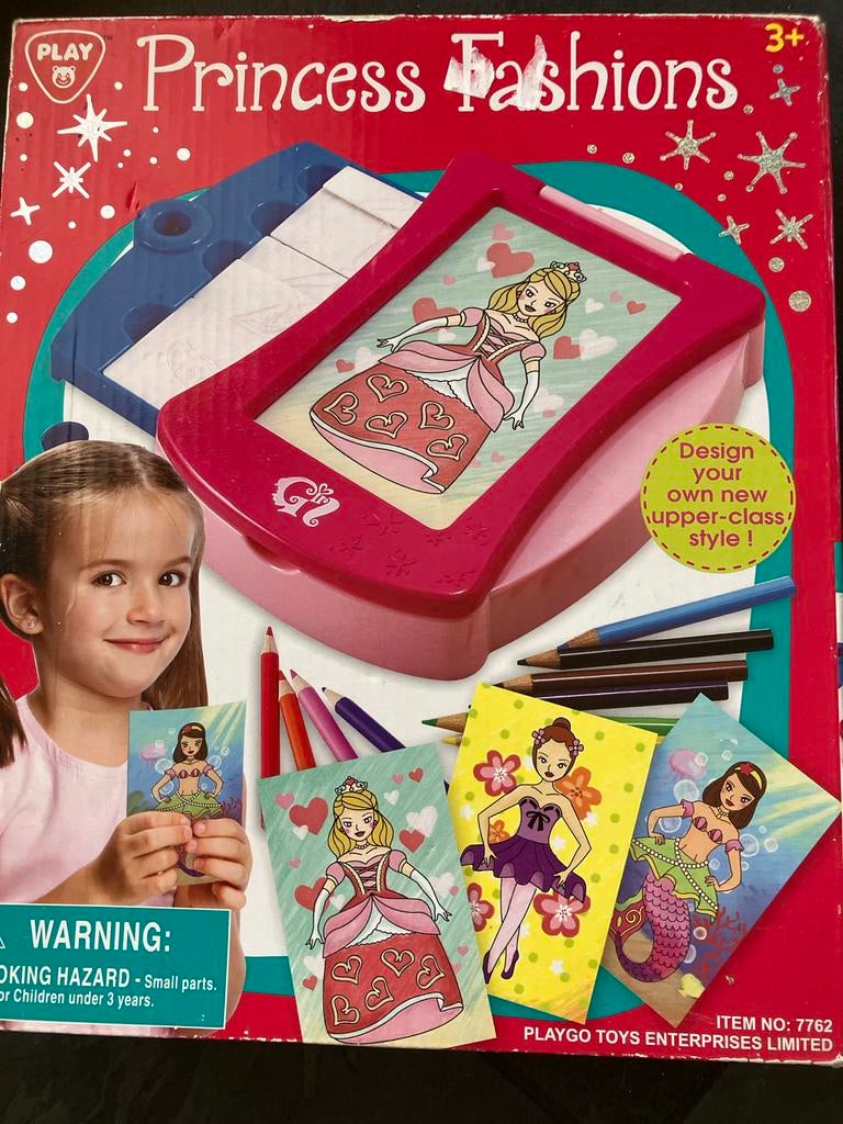 Play Princess Fashions Tekenset - Ontwerp je eigen stijl, Kinderen en Baby's, Speelgoed | Educatief en Creatief, Ophalen of Verzenden