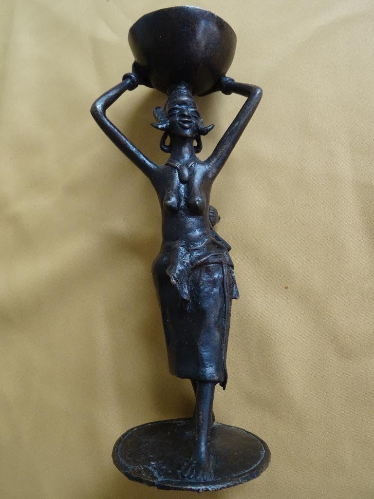 brons beeld moeder met kind bronzen sculptuur, Ophalen of Verzenden, Brons