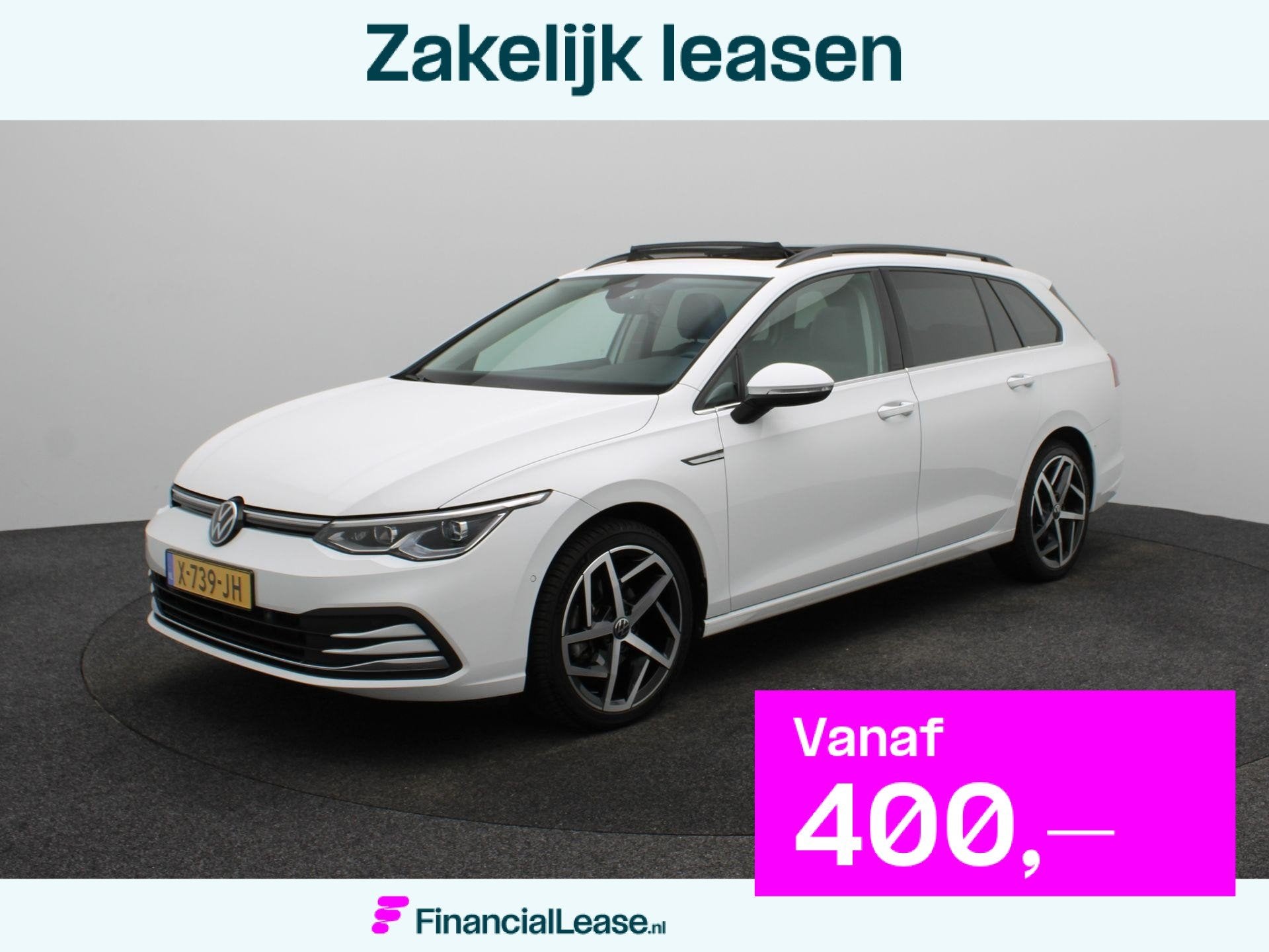 Volkswagen Golf Variant 1.5 eTSI R-Line Business AUTOMAAT |, 12 maanden, Stof, 4 cilinders, Wit