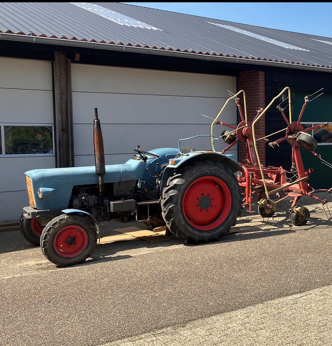 Eicher koningstiger1 3cilinder Eicher motor, Ophalen