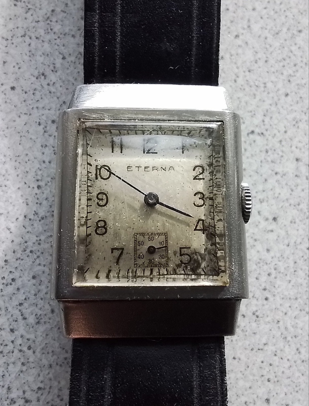 Eterna 860 vintage Zwitsers herenhorloge uit jaren '30, Sieraden, Tassen en Uiterlijk, Horloges | Antiek, Overige merken, Staal