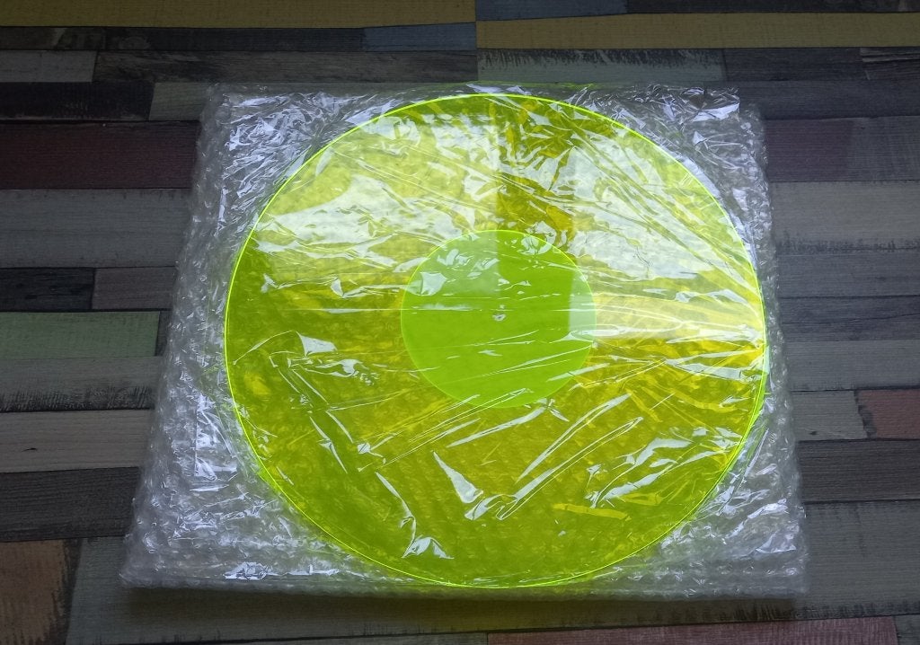 Slipmat groen acryl platenspeler, Verzenden, Nieuw, Overige merken