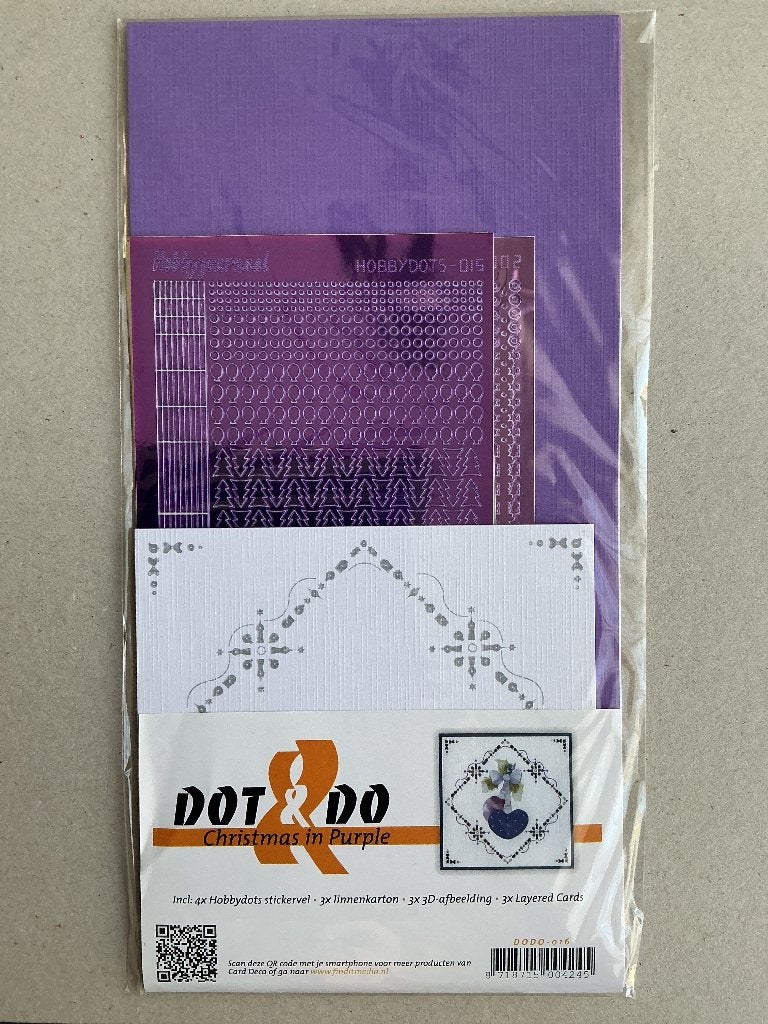 Dot &Do christmas purple, Hobby en Vrije tijd, Ophalen of Verzenden, Nieuw, Kerst, Overige typen