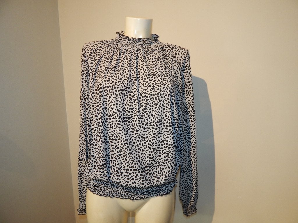 Studio Anneloes stretch travel stof top in print kolletje M, Maat 38/40 (M), Studio Anneloes, Meerkleurig, Ophalen of Verzenden