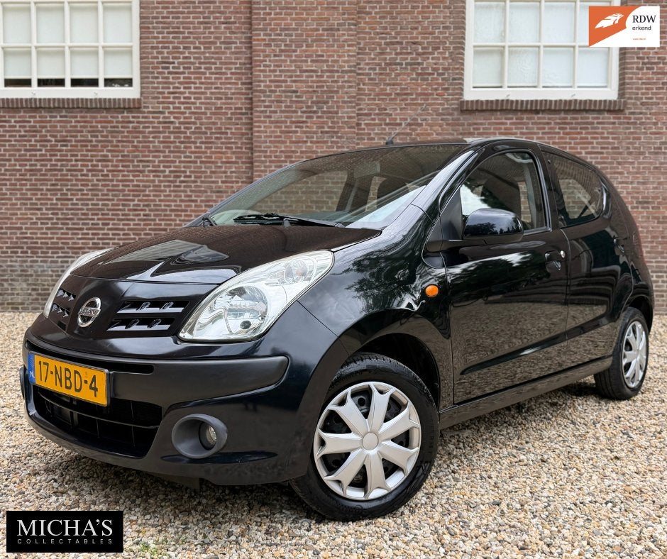 Nissan Pixo 2010 *AIRCO* nieuwe apk! Suzuki Alto zwart, Voorwielaandrijving, Elektrische ramen, 4 stoelen, Origineel Nederlands